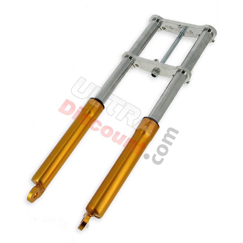 Gabel für pocket bike Supermotard gold, Teile Pockets Supermoto Gabel für pocket bike Supermotard gold, Teile Pockets Supermoto