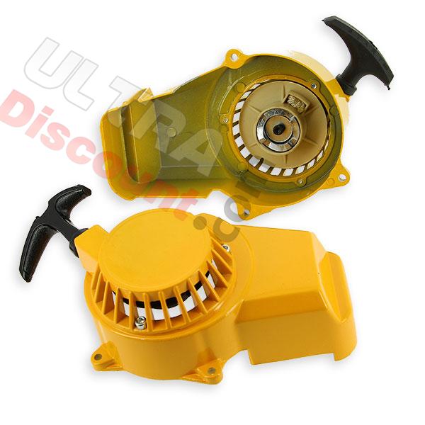 Anlasser aus Aluminium + Aluritzel für pocket bike Gelb, Teile Pocket Replik R1 Anlasser aus Aluminium + Aluritzel für pocket bike Gelb, Teile Pocket Replik R1