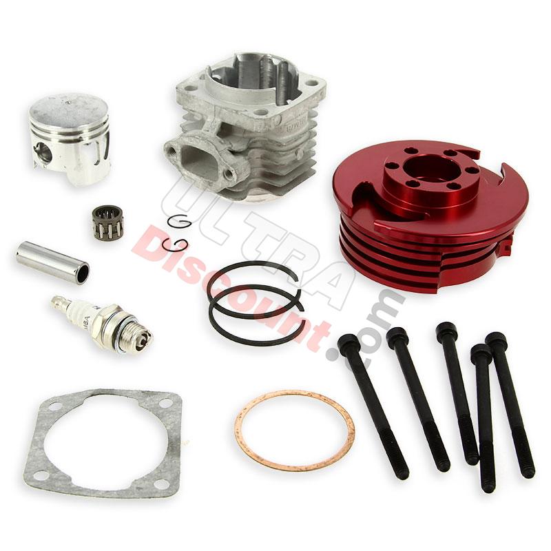 Kit 53 ccm 4 Schleusen, Bolzen 12mm, rot (Typ C), Teile Pockets Supermoto