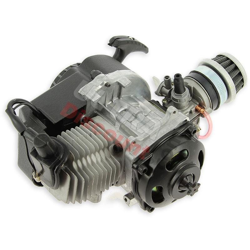 Motor 49ccm Pocket-bike ''Black Edition'' (Typ 4), Teile Pockets Supermoto