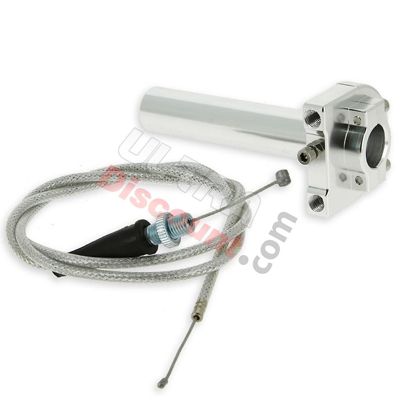 Gasgriff Schnell Qualitätsprodukt (Alu) + Kabel, Teile Pocket Replik R1
