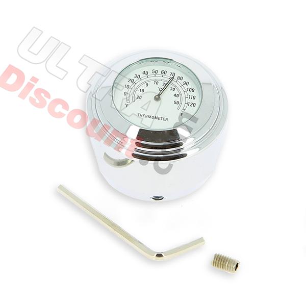 Thermometer CNC Chrom für Bubbly, Teile Bubbly Skyteam Thermometer CNC Chrom für Bubbly, Teile Bubbly Skyteam