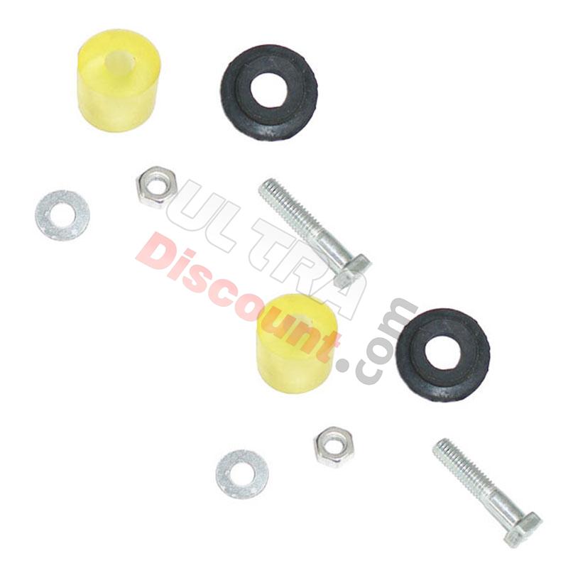 Gummipuffer + Kühlerbefestigungsschrauben für pocket bike MTA4, Teile Pocket Blata MT4