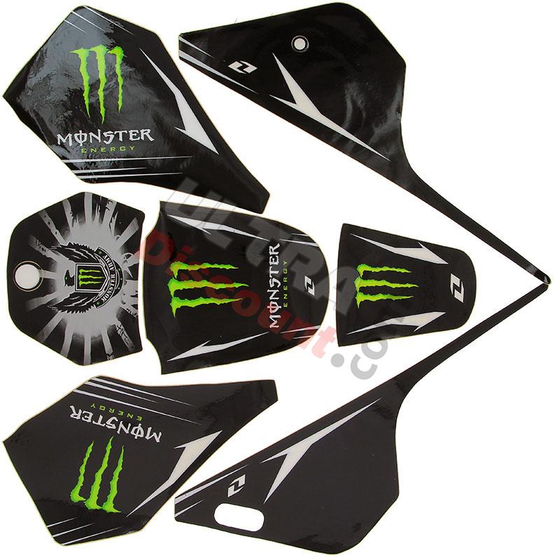 Dekor-Kit 3M für Yamaha PW80 - Typ 1, Ersatzteile YAMAHA PW80