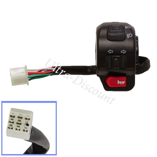 Lenkerschalter links für Scooter Baotian BT49QT-12, Ersatzteile Baotian BT49QT-12