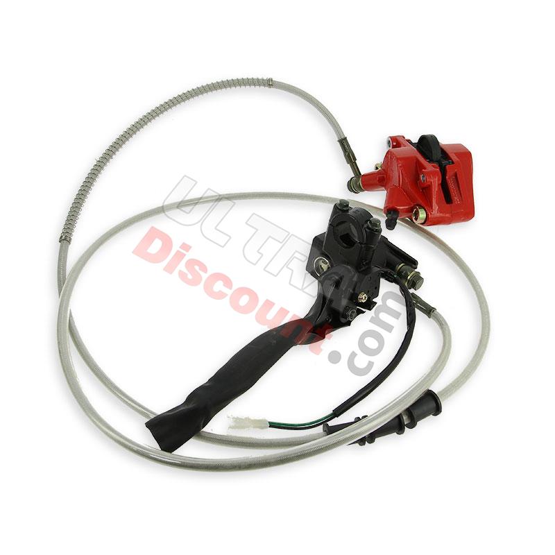 Bremse hinten komplett für Skooter BT49QT-12 (Typ 2), Ersatzteile Baotian BT49QT-12