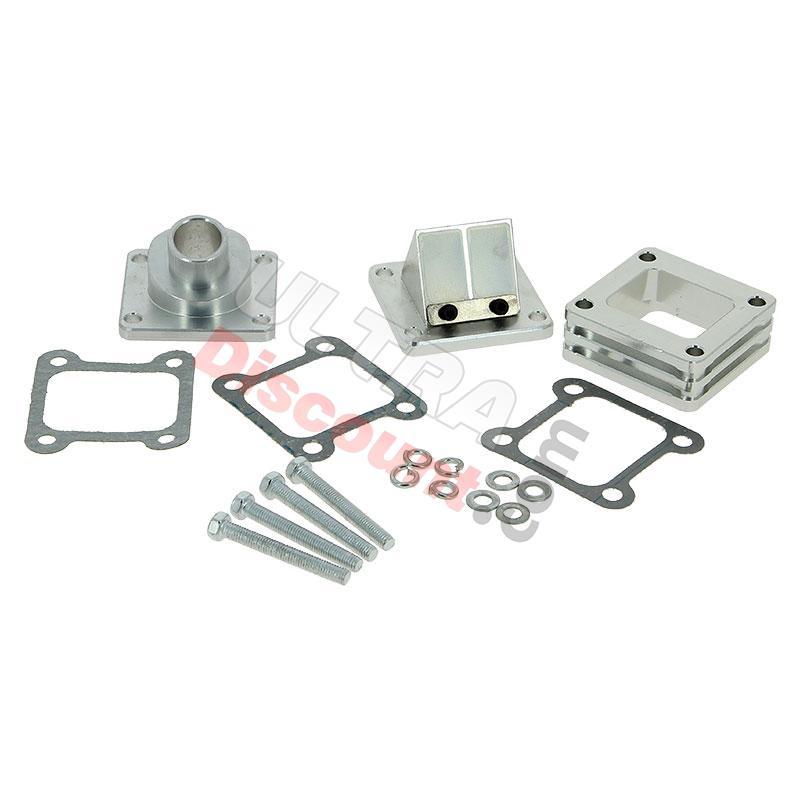 Membranblock UD Racing, hartes Rohr, für Vergaser Dellorto, Pocket quad Teile Membranblock UD Racing, hartes Rohr, für Vergaser Dellorto, Pocket quad Teile