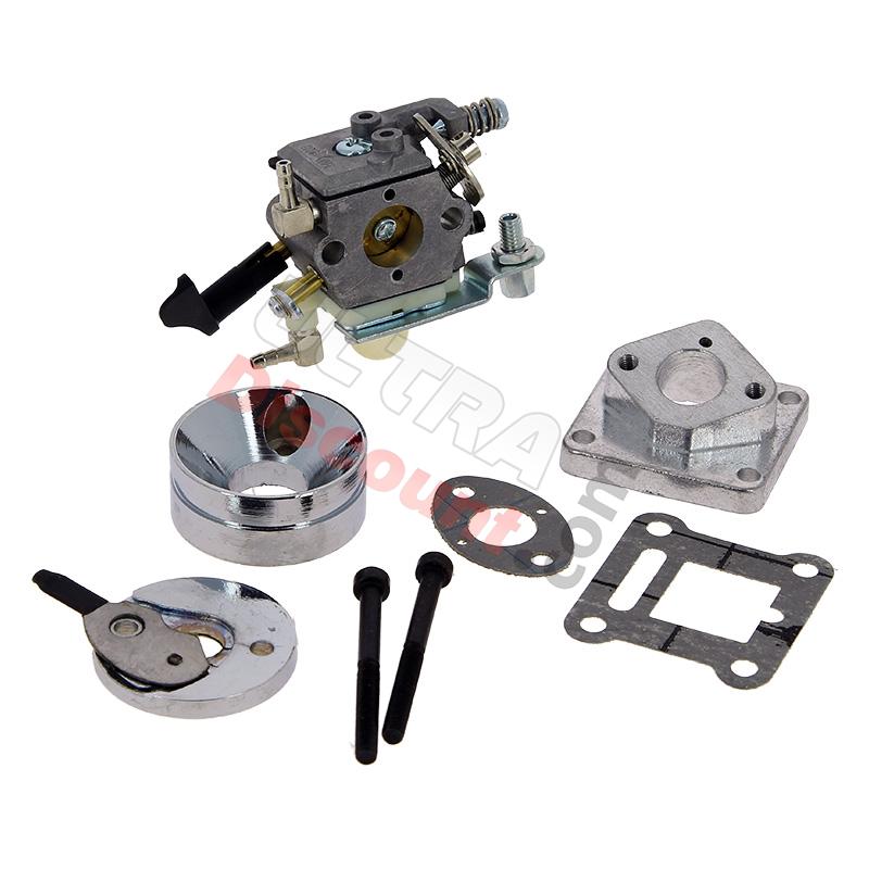 Vergaser-Set Hochdruck 16 mm für pocket bike ohne Filter, Pocket quad Teile