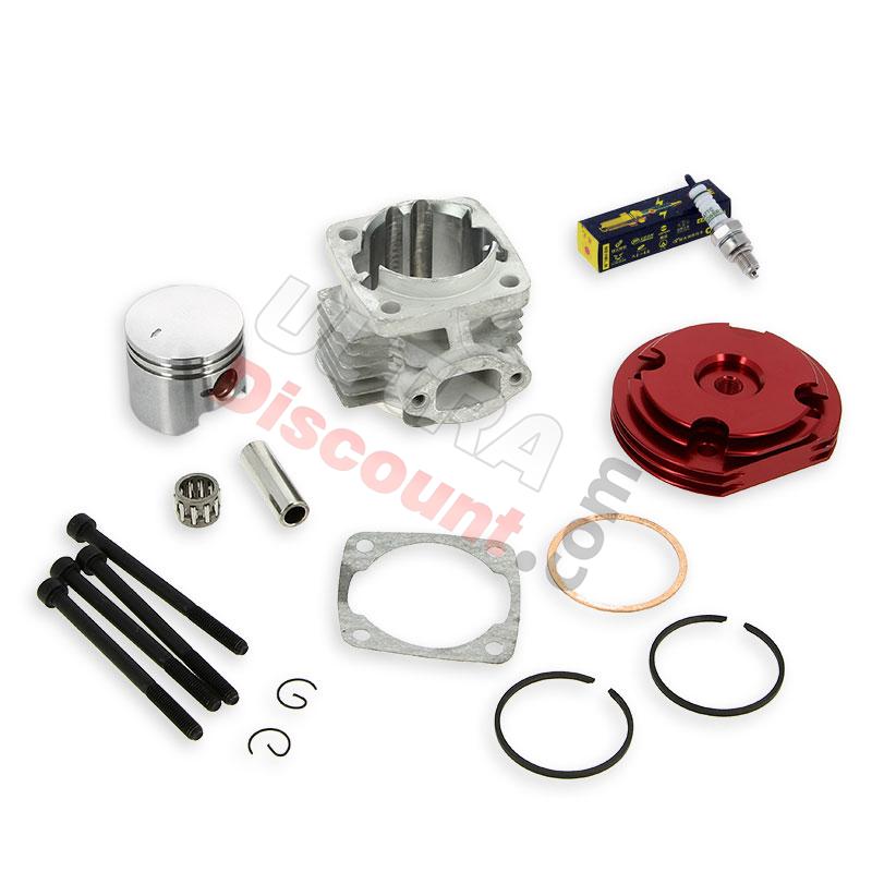 Kit 53 ccm 4 Schleusen, Achse 12 mm (Typ B rot), Pocket quad Teile