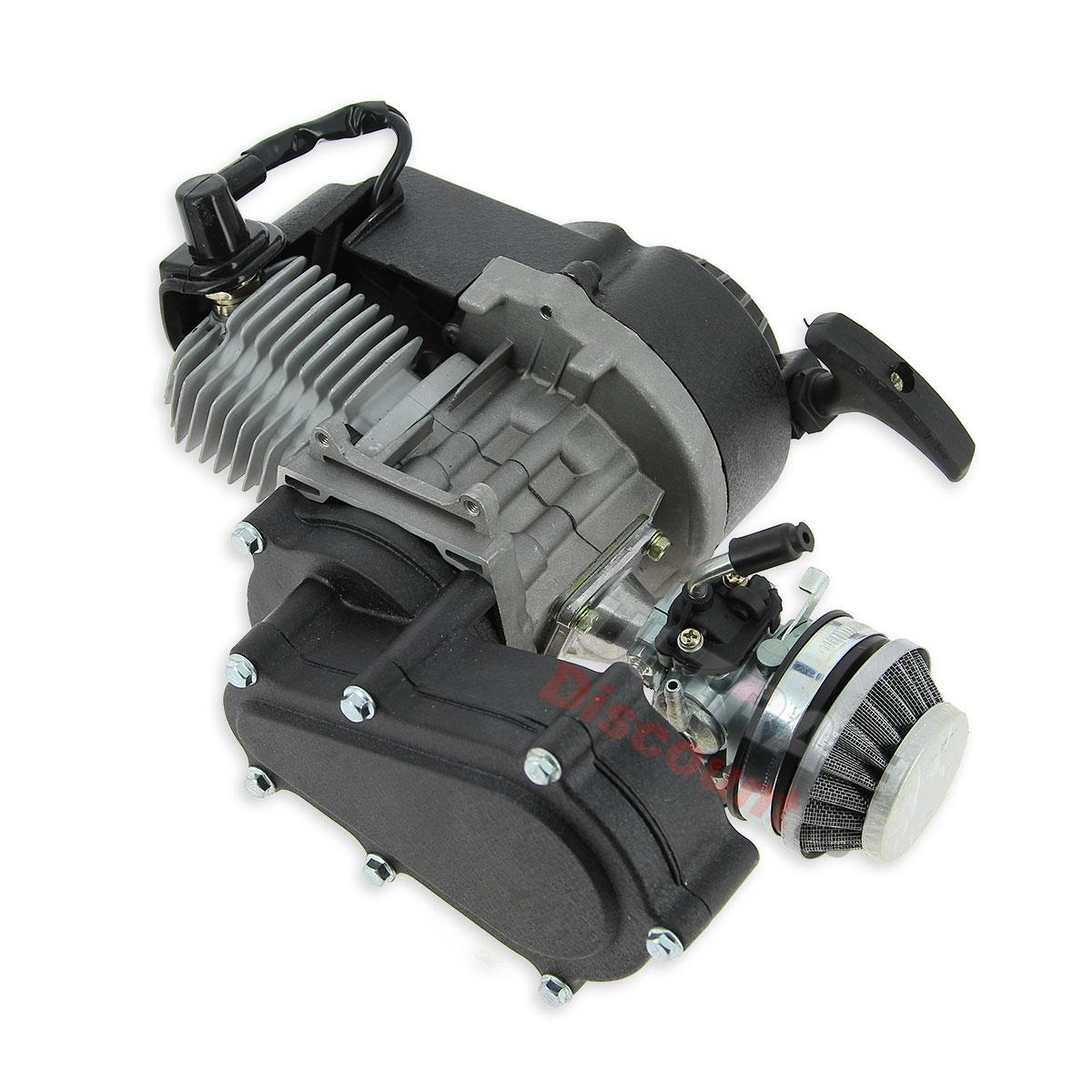 Motor Pocket-Quad 49 ccm ''Black Edition'' Typ 5, Teile Pocket Replik R1