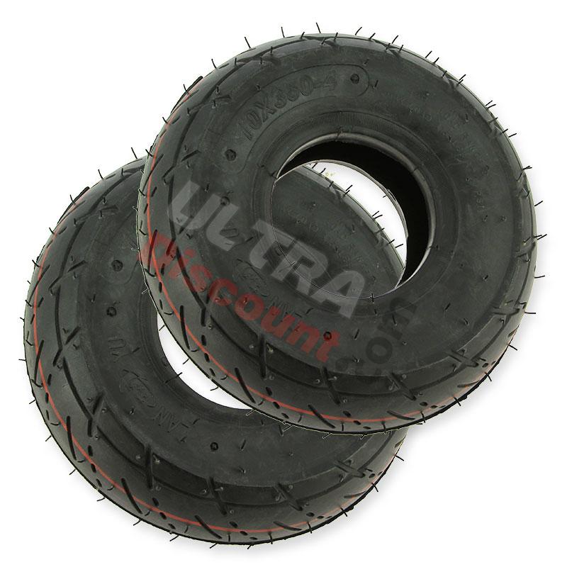 Straßenreifensatz 10x350-4 (2 Stk) für pocket quad, Pocket quad Teile