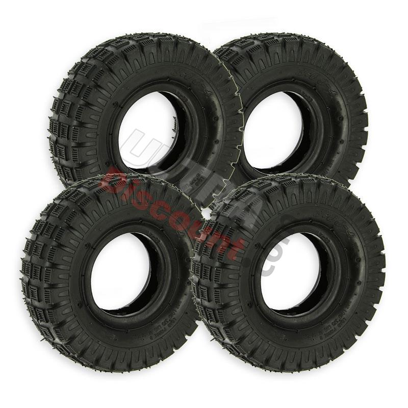 Haftreifensatz 3.00-4 (4 Stk) für pocket quad, Pocket quad Teile Haftreifensatz 3.00-4 (4 Stk) für pocket quad, Pocket quad Teile