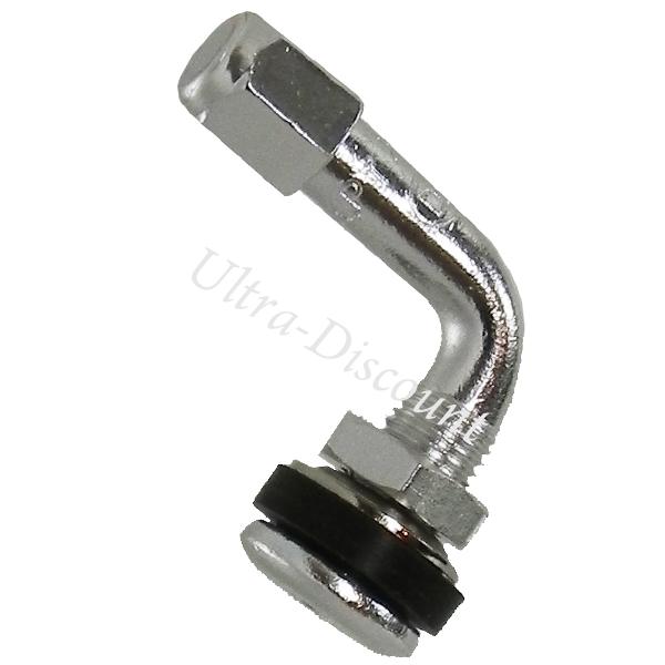 Ventil Winkel für Schlauchlose Reifen (Chrom), Pocket quad Teile Ventil Winkel für Schlauchlose Reifen (Chrom), Pocket quad Teile