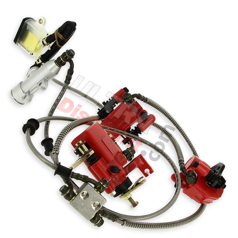 Bremsen kompletter Satz für Quad 250 ccm ST-9E (Racing abfertigung), Ersatz Shineray 250 STIXE ST9E Bremsen kompletter Satz für Quad 250 ccm ST-9E (Racing abfertigung), Ersatz Shineray 250 STIXE ST9E