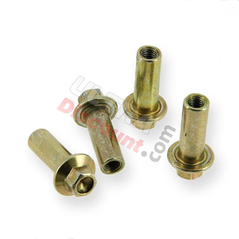 Satz 4 Zylinderkopfschraubenmuttern für Quad Shineray 250ST-9E-STIXE, Ersatz Shineray 250 STIXE ST9E