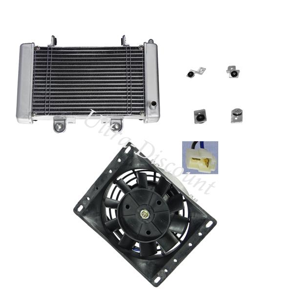 Kühler + Adapter + Ventilator Shineray 250ccm STIXE, Ersatz Shineray 250 STIXE ST9E Kühler + Adapter + Ventilator Shineray 250ccm STIXE, Ersatz Shineray 250 STIXE ST9E