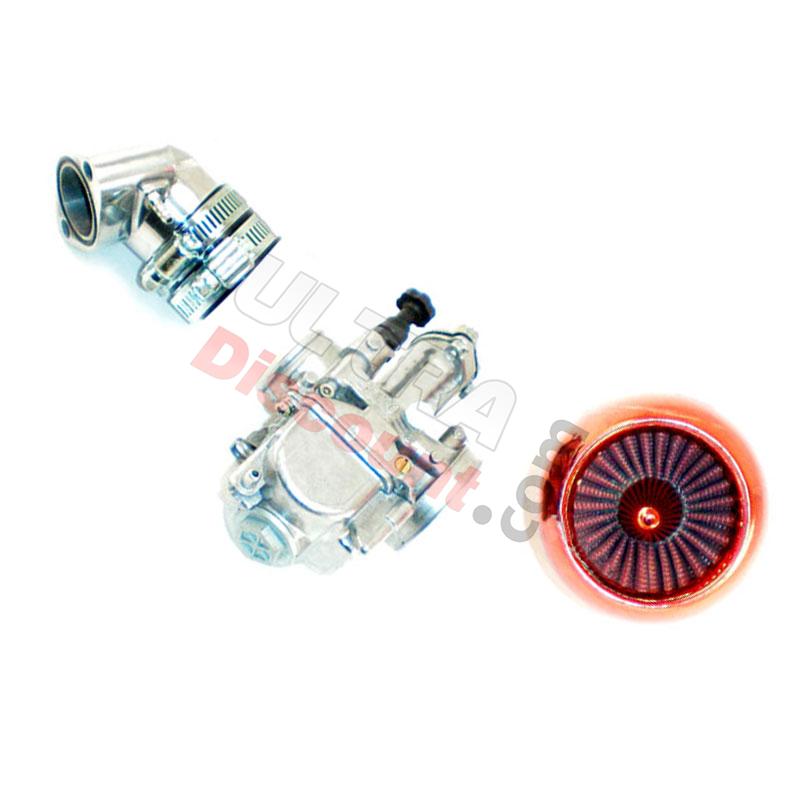 Vergaser 28 mm komplett + Filter Racing für Motorroller, Chinesische Motorroller Teile