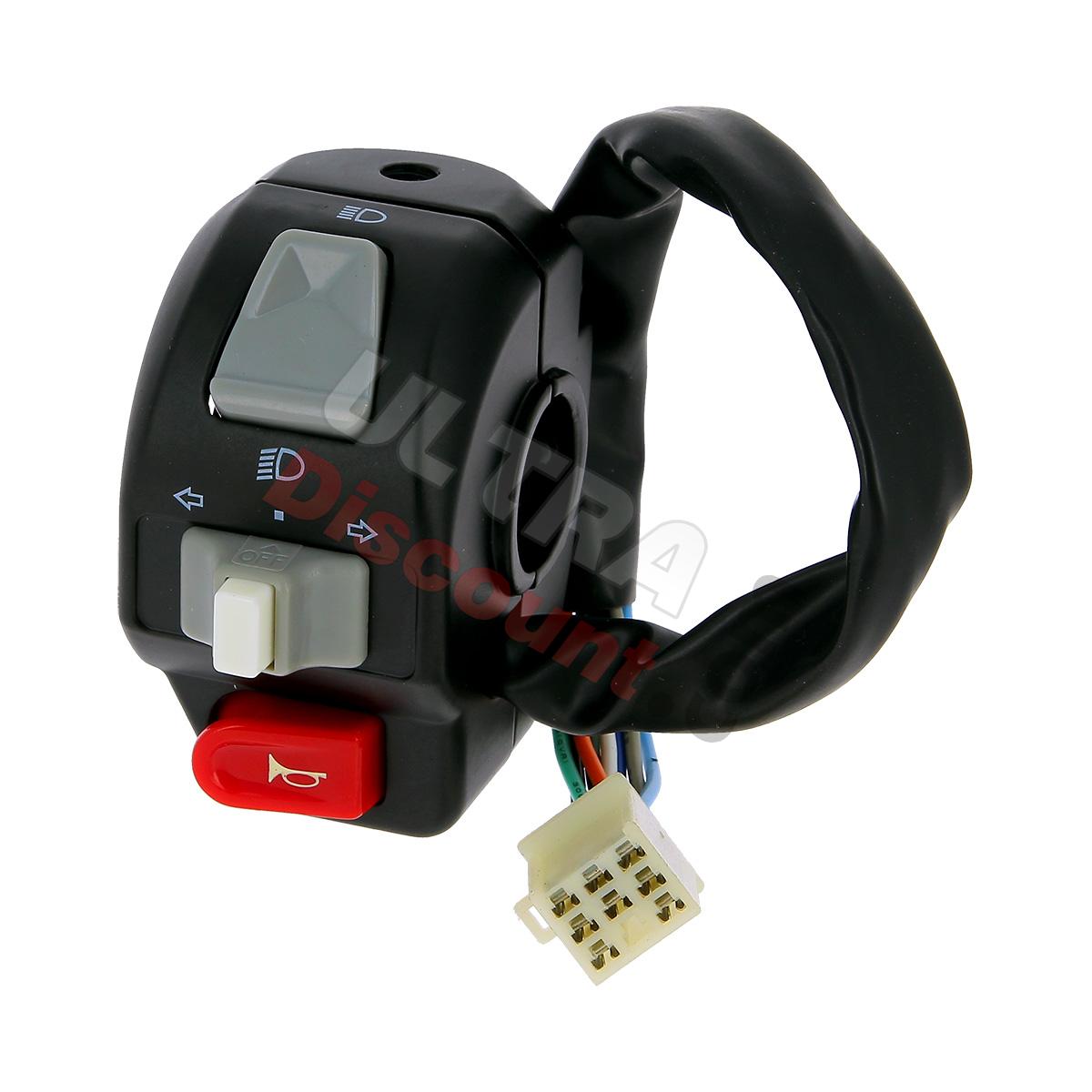 Lenkerschalter links für chinesischen Motorroler (Typ 2), Chinesische Motorroller Teile Lenkerschalter links für chinesischen Motorroler (Typ 2), Chinesische Motorroller Teile