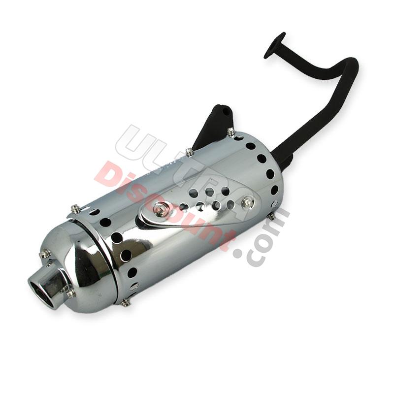 Auspuff Motorroller 50 ccm (4-Takt Motor, typ 1), Chinesische Motorroller Teile Auspuff Motorroller 50 ccm (4-Takt Motor, typ 1), Chinesische Motorroller Teile