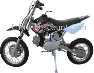 Auspuff original für dirt bike 110 ccm Schwarz