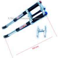 Gabel komplett dirt bike, Qualitätsprodukt (Gold , 700 mm) Bilder 2
