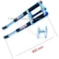 Gabel komplett dirt bike, Qualitätsprodukt (Für 15mm Radachsen, 845mm) Bilder 2