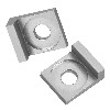 Kettenspanner, viereckig, alu (12mm), Ersatzteile Dirt bike