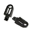 Fußrasten aus Alu Tuning für YAMAHA PW80, schwarz, Ersatzteile YAMAHA PW80