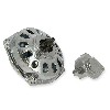 Kupplungsglocke + Ritzel 7 Z + Gehäuse, chrom, Teile Pockets Supermoto