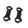 Gabelbrücke Paar für pocket cross 34mm Schwarz, Pocket Cross Teile