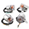 4 x Blinker hinten - vorn für citycoco 50 ccm und 125 ccm (chrom), citycoco shopper teile M1P
