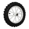 Komplettes Hinterrad Weiß für Pocket bike cross (10'', Typ 2), Pocket Cross Teile