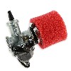 Vergaser dirt bike Mikuni 30mm + roter Filter, Ersatzteile Dirt bike