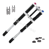 Gabel komplett dirt bike, Qualitätsprodukt (Schwarz , 700 mm), Ersatzteile Dirt bike