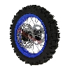 Rad hinten komplett 12', blau, für dirt bike AGB29, Ersatzteile Dirt bike
