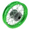 Felge hinten 12 Zoll grün (Typ 1), Ersatzteile Dirt bike