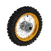 Rad hinten 12'', gold, (Spikes 12 mm) für dirt bike AGB27, Ersatzteile Dirt bike