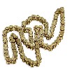 Kette, gold, 48 Glieder, Typ 420 für dirt bike, Ersatzteile Dirt bike