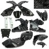 Verkleidung Kohlenfaser, schwarz, Sonderausgabe für pocket bike 47-49, Ersatzteile Pocket bike