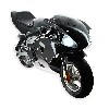 Pocket Bike 49cc schwarz mit Frontoptik, Ersatzteile Pocket bike