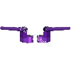 Lenker, Tuning Stummellenker violett für pocket bike (Typ 3 ), Teile Pockets Polini 911 GP3