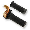 Gasgriff schnell Qualitätsprodukt rot-schwarz, Teile Pockets Polini 911 GP3