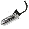 Aufpuff für Skooter Jonway GT 125, Teile Motorroller Jonway