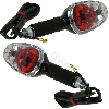 Blinker (Paar) aus Kohlenfaser für Motorroller Jonway YY50QT-28B, Teile Motorroller Jonway