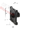 Radnabe hinten für Quad Shineray 150 ccm, Ersatzteile Shineray 150 STE