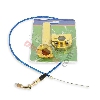 Gasgriff (schnell), gold, Qualitätsprodukt + Kabel, blau, Teile Pocket Blata MT4