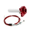 Gasgriff schnell rot, Qualitätsprodukt + Kabel, Teile Pocket Blata MT4
