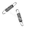 Satz 2 Auspufffedern, Teile Pocket Blata MT4