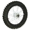 Rad hinten 18'' schwarz, für dirt bike (110x90-18), Ersatzteile Dirt bike
