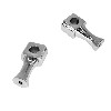 Lenkerklemmbock (Paar) Tuning aus Aluminum für Bubbly Skyteam (75mm), Teile Bubbly Skyteam